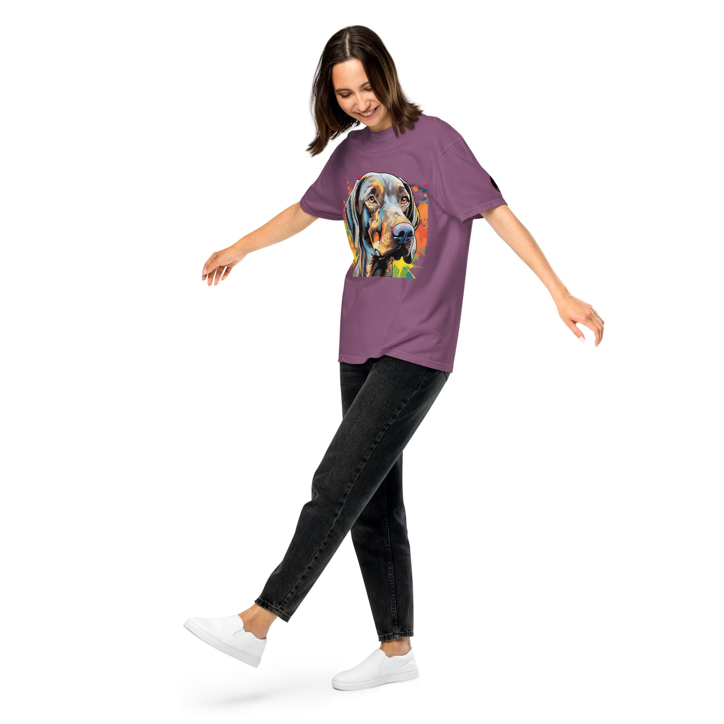 Weimaraner T-Shirt | Unique Canine Designs | Comfortable Cotton Tees