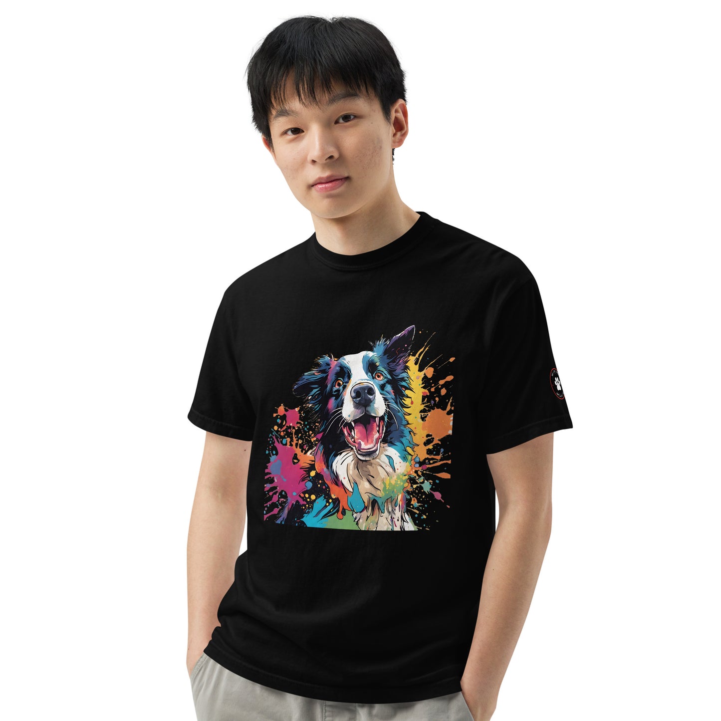 Border Collie T-Shirt | Unique Canine Designs | Comfortable Cotton Tees