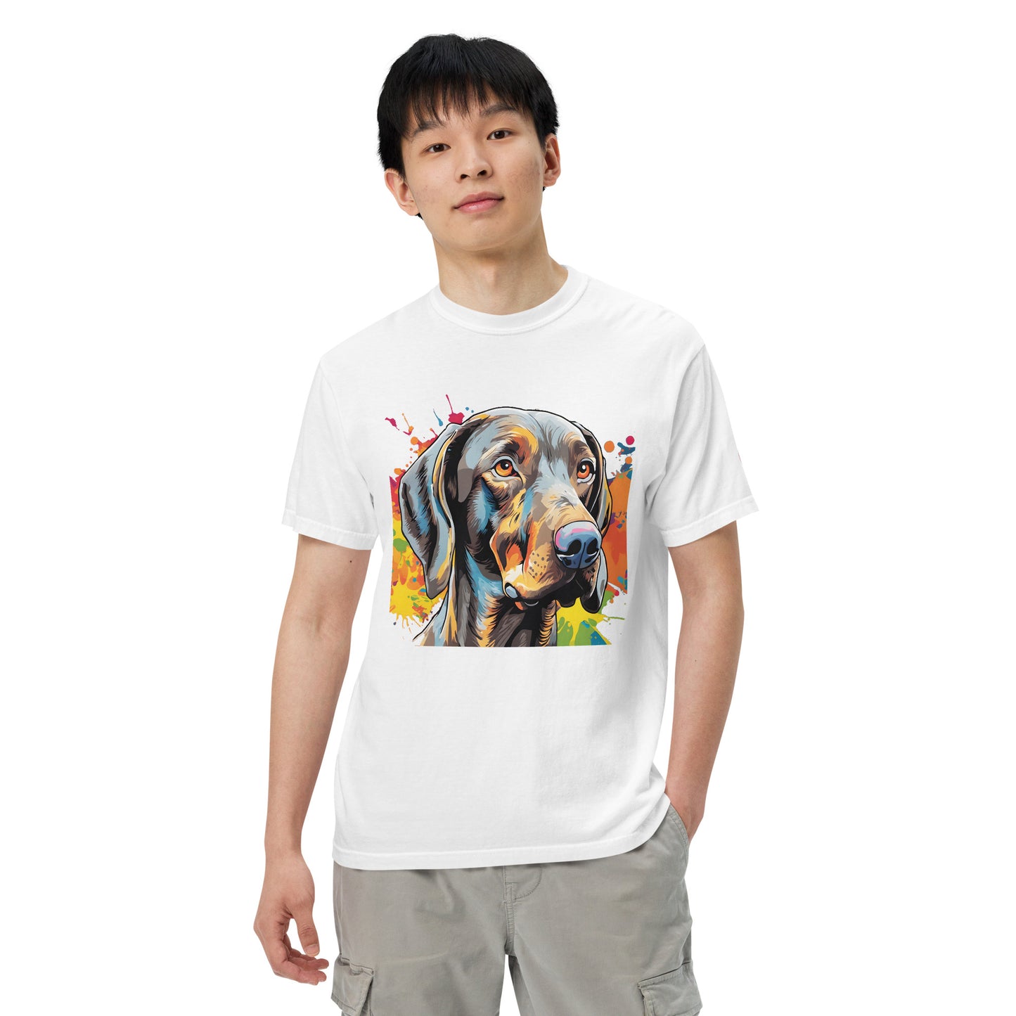 Weimaraner T-Shirt | Unique Canine Designs | Comfortable Cotton Tees
