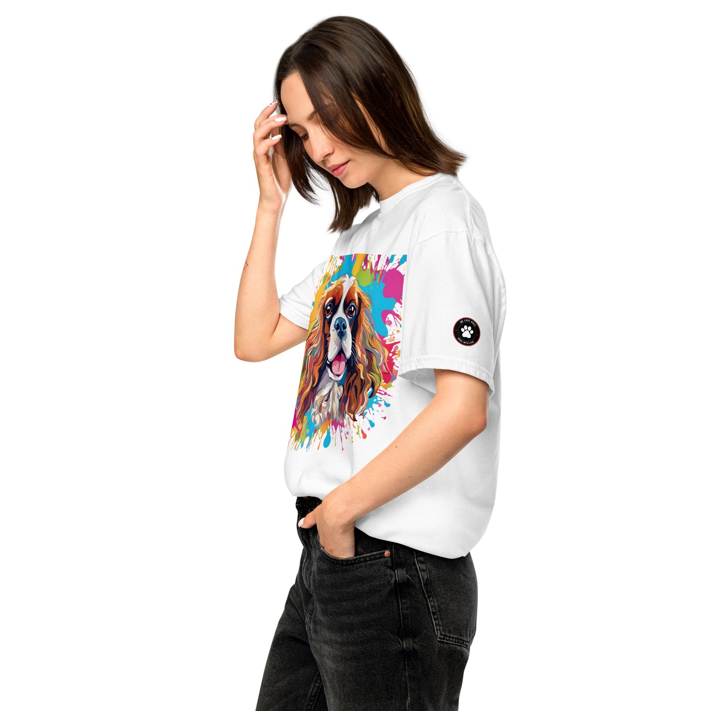 Charles Spaniel T-Shirt | Unique Canine Designs | Comfortable Cotton Tees