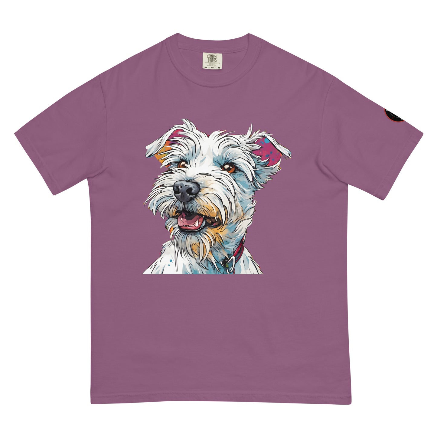 White Terrier T-Shirt | Unique Canine Designs | Comfortable Cotton Tees