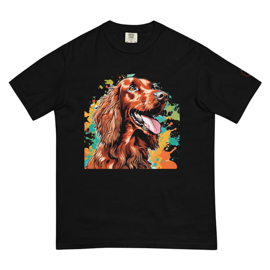 Irish Setter T-Shirt | Unique Canine Designs | Comfortable Cotton Tees