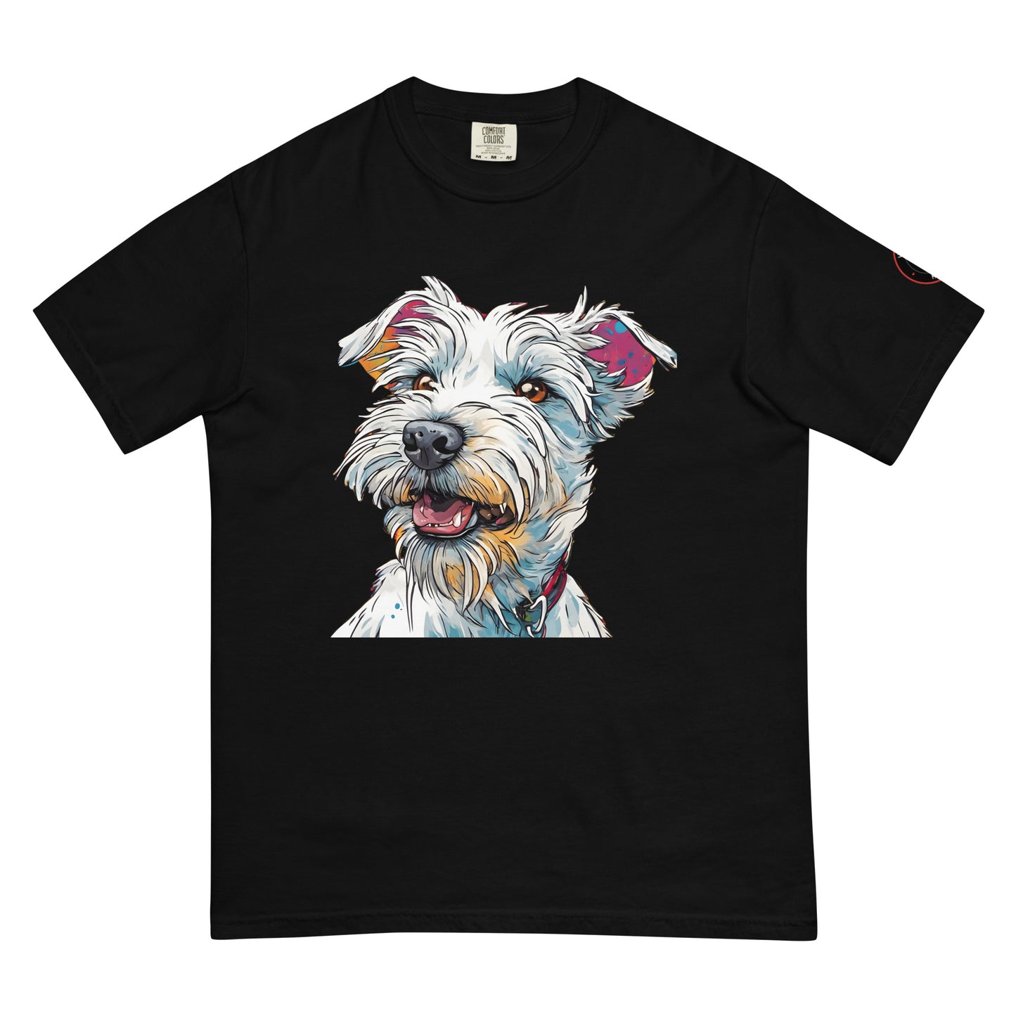 White Terrier T-Shirt | Unique Canine Designs | Comfortable Cotton Tees