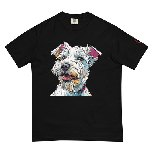White Terrier T-Shirt | Unique Canine Designs | Comfortable Cotton Tees