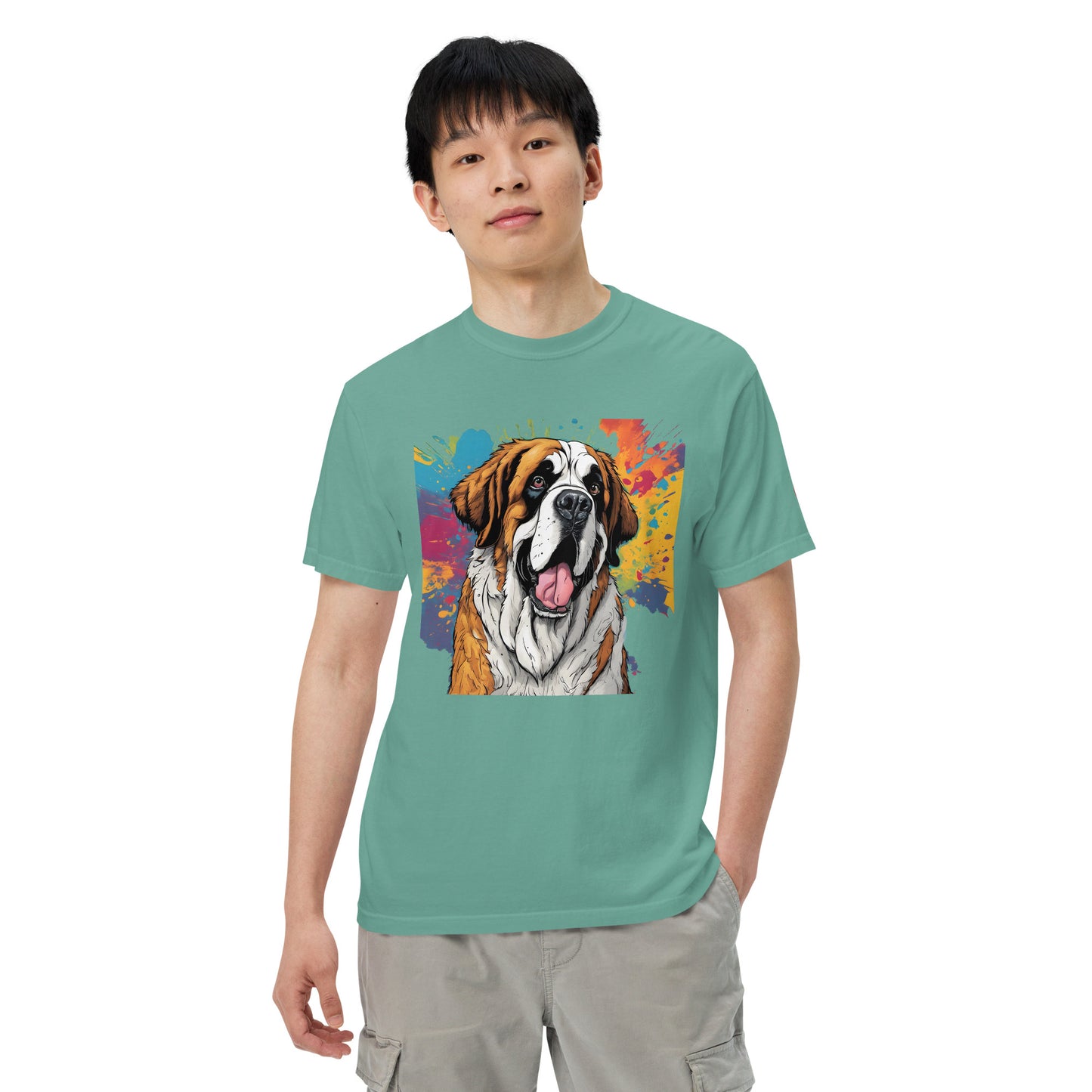 St. Bernard T-Shirt | Unique Canine Designs | Comfortable Cotton Tees