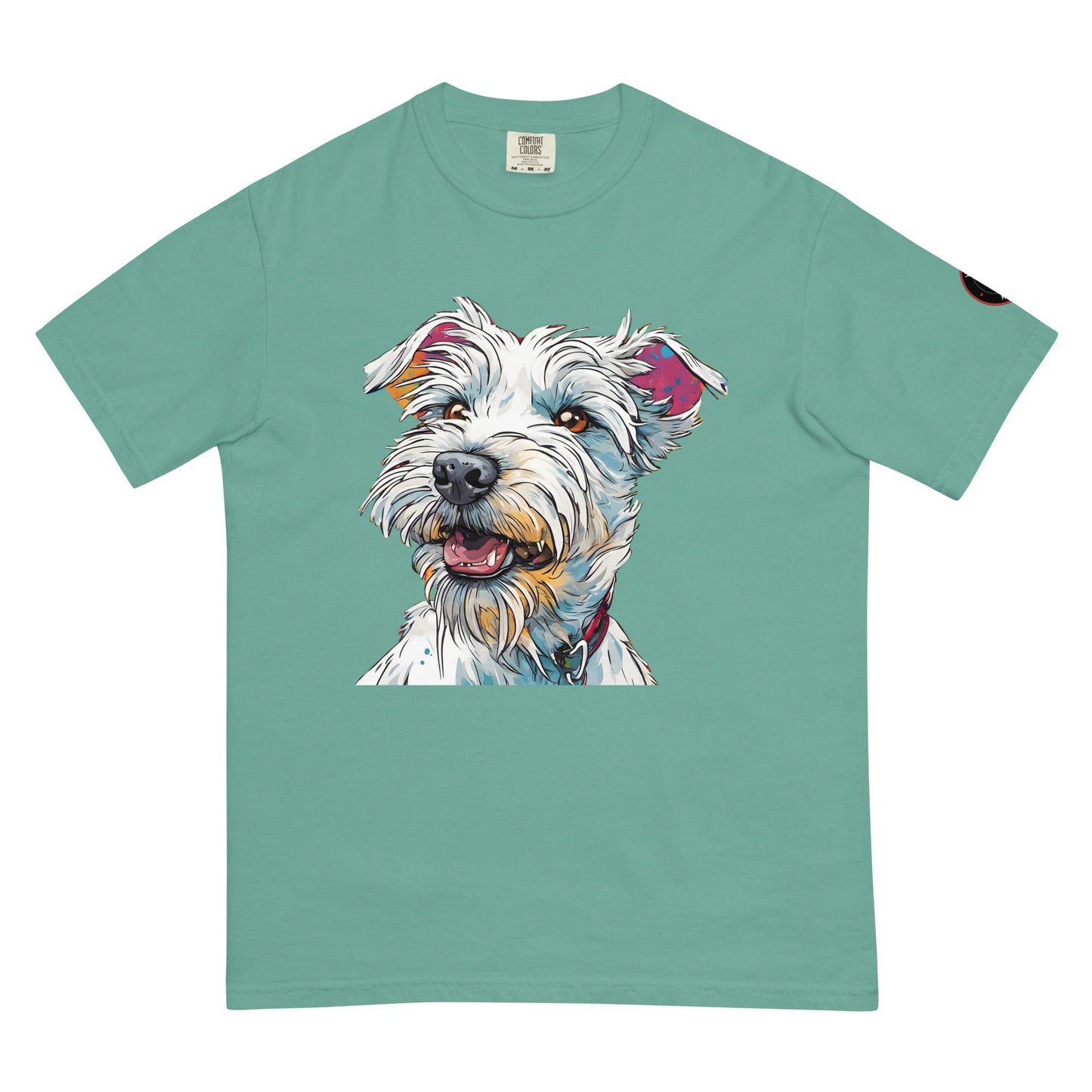 White Terrier T-Shirt | Unique Canine Designs | Comfortable Cotton Tees