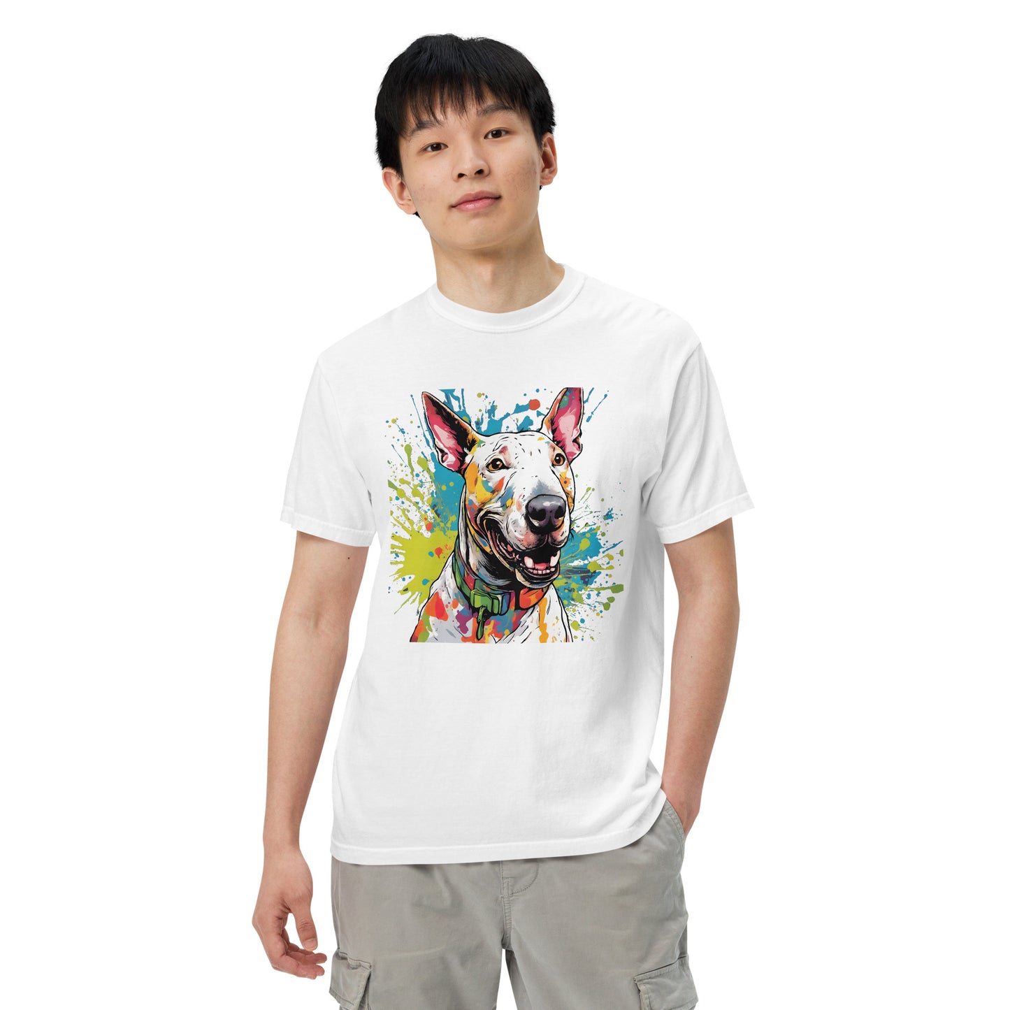 Bull Terrier T-Shirt | Unique Canine Designs | Comfortable Cotton Tees