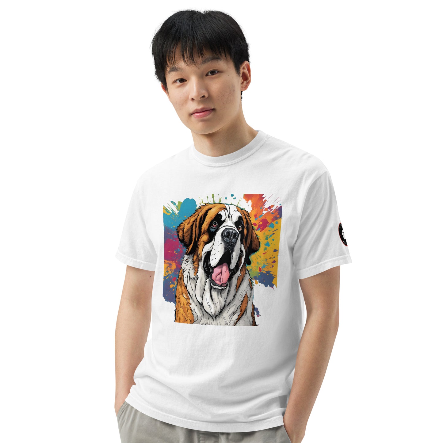 St. Bernard T-Shirt | Unique Canine Designs | Comfortable Cotton Tees