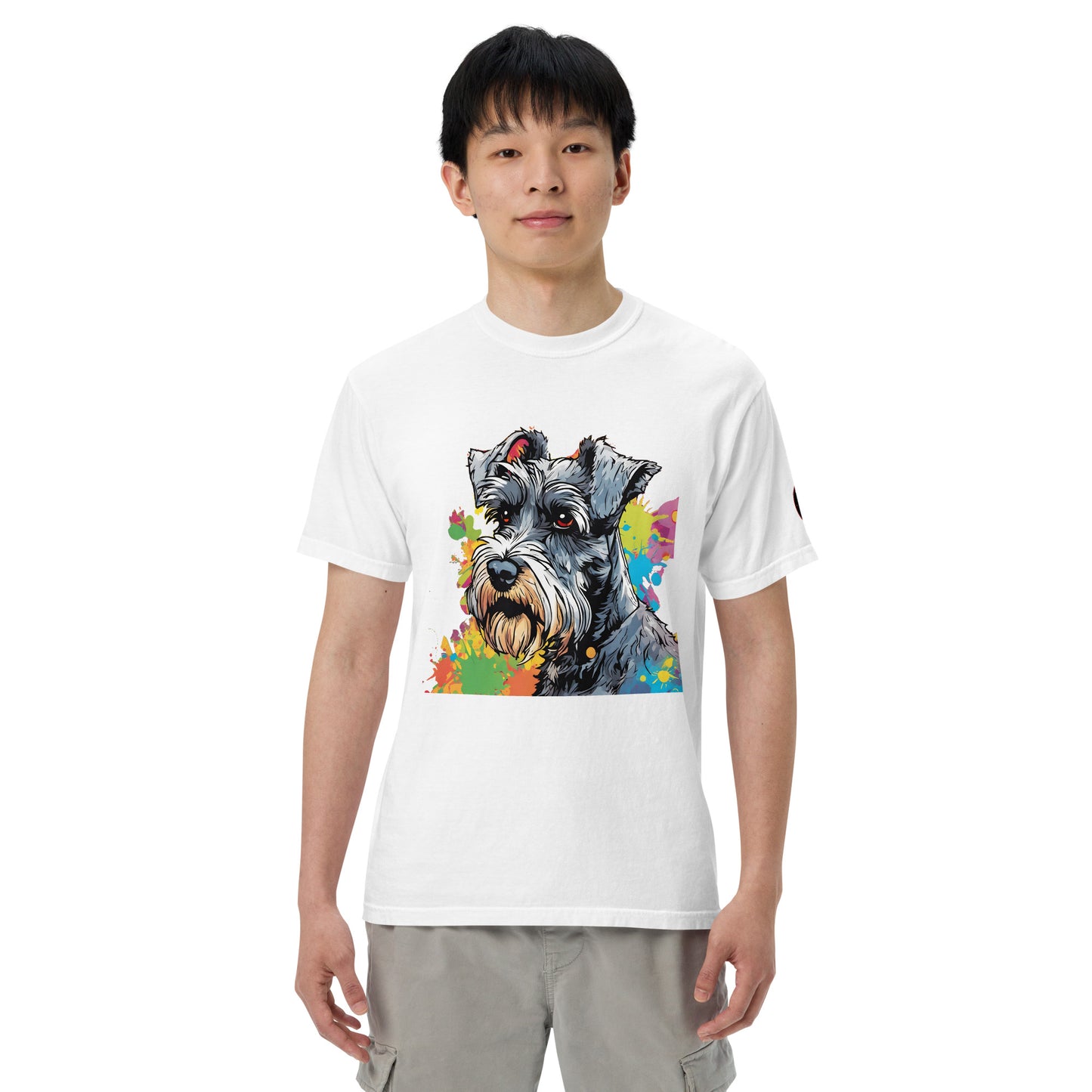 Schnauzer T-Shirt | Unique Canine Designs | Comfortable Cotton Tees