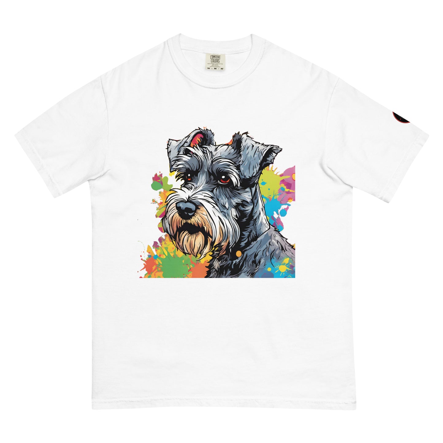 Schnauzer T-Shirt | Unique Canine Designs | Comfortable Cotton Tees